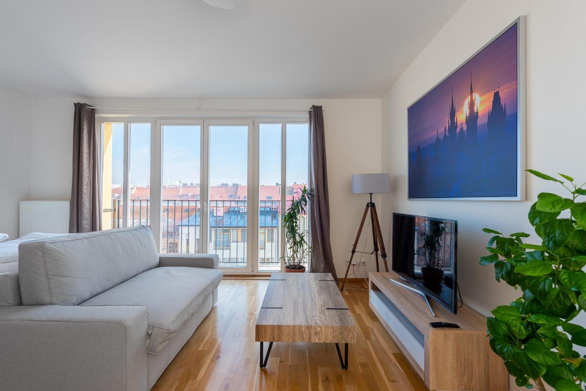 Sunny Safron Apartment Prag Exteriör bild